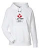 Picture of Collingwood U15 A Ladies White Rival Fleece Hooded Sweatshirt
