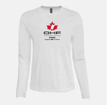 Picture of COPPER CLIFF 13 AA Ladies Long Sleeve White T-Shirt