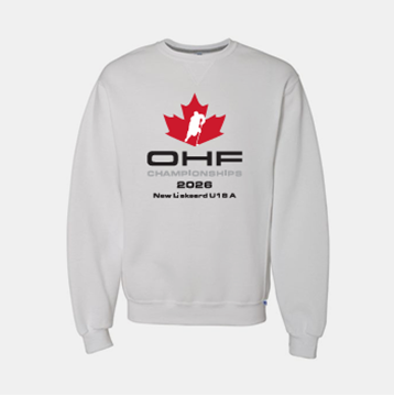 Picture of New Liskeard U18 A White Crewneck Sweatshirt