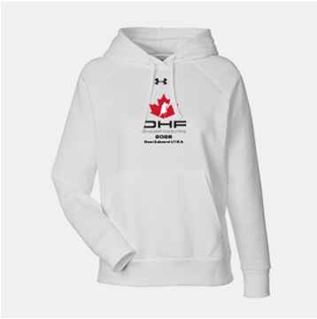 Picture of New Liskeard U18 A Ladies White Rival Fleece Hooded Sweatshirt