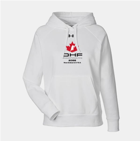 Picture of New Liskeard U18 A Ladies White Rival Fleece Hooded Sweatshirt
