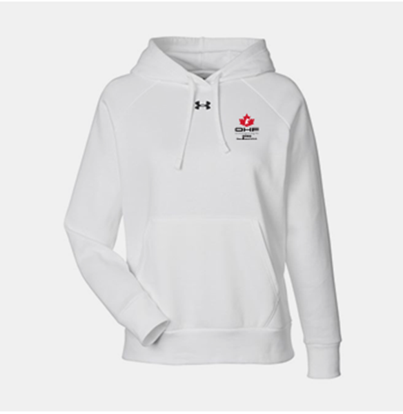 Picture of New Liskeard U18 A White LC Ladies Rival Fleece Hooded Sweatshirt