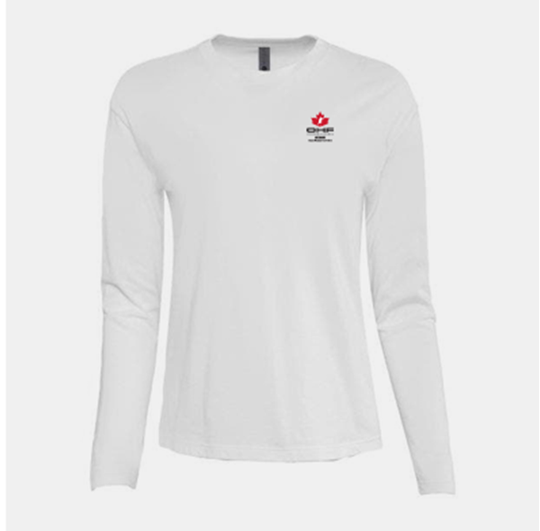 Picture of New Liskeard U18 A Ladies Long Sleeve LC White T-Shirt