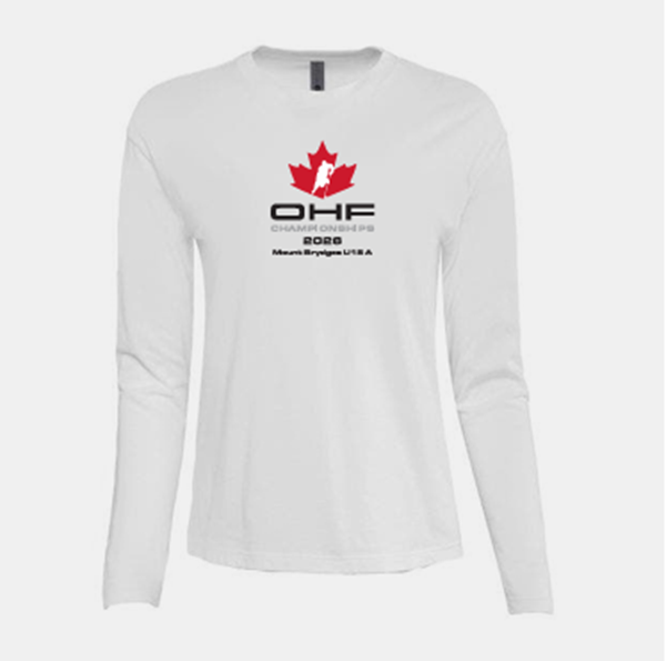 Picture of Mount Brydges U15 A Ladies Long Sleeve White T-Shirt