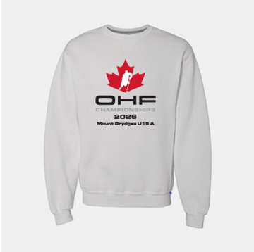 Picture of Mount Brydges U15 A White Crewneck Sweatshirt