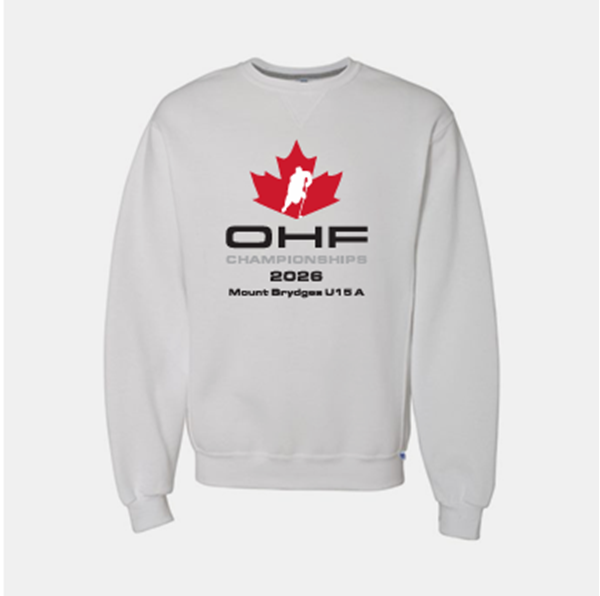 Picture of Mount Brydges U15 A White Crewneck Sweatshirt