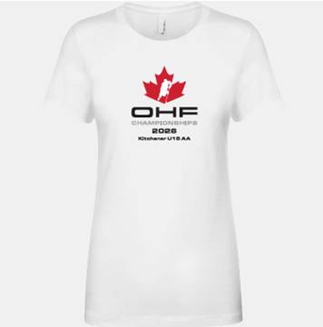 Picture of Kitchener U18 AA Ladies' White T-Shirt