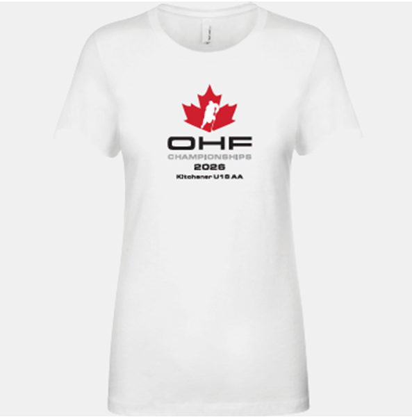 Picture of Kitchener U18 AA Ladies' White T-Shirt