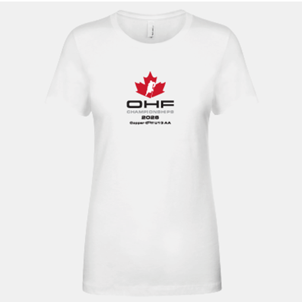 Picture of Copper Cliff  U13 AA Ladies' White T-Shirt
